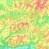 Mapa topográfico Beaumanoir, altitude, relevo