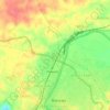 Mapa topográfico SUKAJADI, altitude, relevo