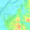 Mapa topográfico El Progreso, altitude, relevo