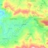 Mapa topográfico Jayuya, altitude, relevo