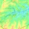 Mapa topográfico Lens-Saint-Servais, altitude, relevo