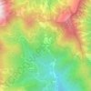 Mapa topográfico Acquarossa, altitude, relevo