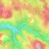 Mapa topográfico Trespis, altitude, relevo