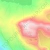 Mapa topográfico Slioch, altitude, relevo