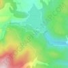 Mapa topográfico Peñaloscintos, altitude, relevo