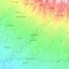 Mapa topográfico Jatipurno, altitude, relevo