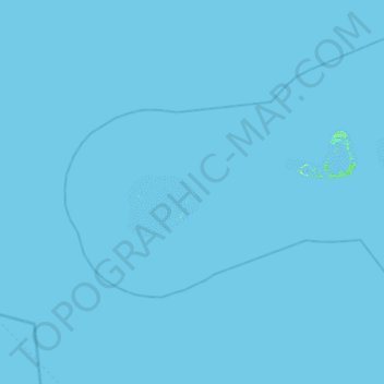 Mapa topográfico Magados Island, altitude, relevo