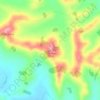 Mapa topográfico Maheno, altitude, relevo
