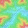 Mapa topográfico Tiarno di Sopra, altitude, relevo