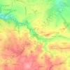Mapa topográfico Le Moulin de Pachins, altitude, relevo