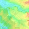 Mapa topográfico Au cerisier la bosse, altitude, relevo