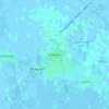 Mapa topográfico Pewsum, altitude, relevo