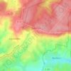 Mapa topográfico Bubertré, altitude, relevo