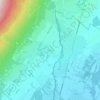 Mapa topográfico Avouzon, altitude, relevo