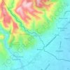 Mapa topográfico Candulawan, altitude, relevo