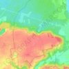 Mapa topográfico Puiselet, altitude, relevo