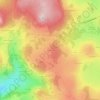 Mapa topográfico Montvert, altitude, relevo