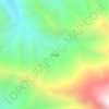 Mapa topográfico Miragon, altitude, relevo