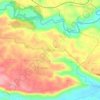 Mapa topográfico Cimaragas, altitude, relevo