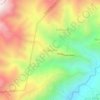 Mapa topográfico El Helechal, altitude, relevo