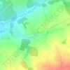 Mapa topográfico La Vigne d'en Bas, altitude, relevo