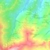 Mapa topográfico Vicobarone, altitude, relevo