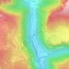 Mapa topográfico Settecà, altitude, relevo