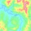 Mapa topográfico São João de Cima, altitude, relevo
