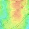 Mapa topográfico Springfield, altitude, relevo