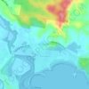 Mapa topográfico Tomakin, altitude, relevo