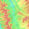 Mapa topográfico Boureuilles, altitude, relevo
