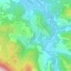 Mapa topográfico Eycheil, altitude, relevo