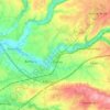 Mapa topográfico La Crèche, altitude, relevo