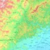 Mapa topográfico 涞水县, altitude, relevo