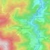 Mapa topográfico Bermersbach, altitude, relevo