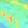 Mapa topográfico Tortí, altitude, relevo