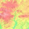 Mapa topográfico 37110, altitude, relevo