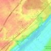 Mapa topográfico Saint-Denis-sur-Loire, altitude, relevo
