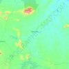 Mapa topográfico Apuiarés, altitude, relevo