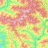 Mapa topográfico Chakrata, altitude, relevo