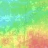 Mapa topográfico Theillay, altitude, relevo