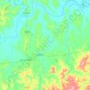 Mapa topográfico Passo do Adão, altitude, relevo