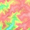 Mapa topográfico Buire-au-Bois, altitude, relevo