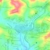 Mapa topográfico Universitário, altitude, relevo