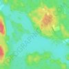 Mapa topográfico Kenogami Lake, altitude, relevo