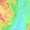 Mapa topográfico Vers-en-Montagne, altitude, relevo