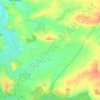 Mapa topográfico Montlouis, altitude, relevo