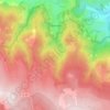 Mapa topográfico Cubiérettes, altitude, relevo