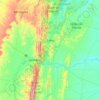 Mapa topográfico Caém, altitude, relevo