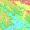 Mapa topográfico Rillo de Gallo, altitude, relevo